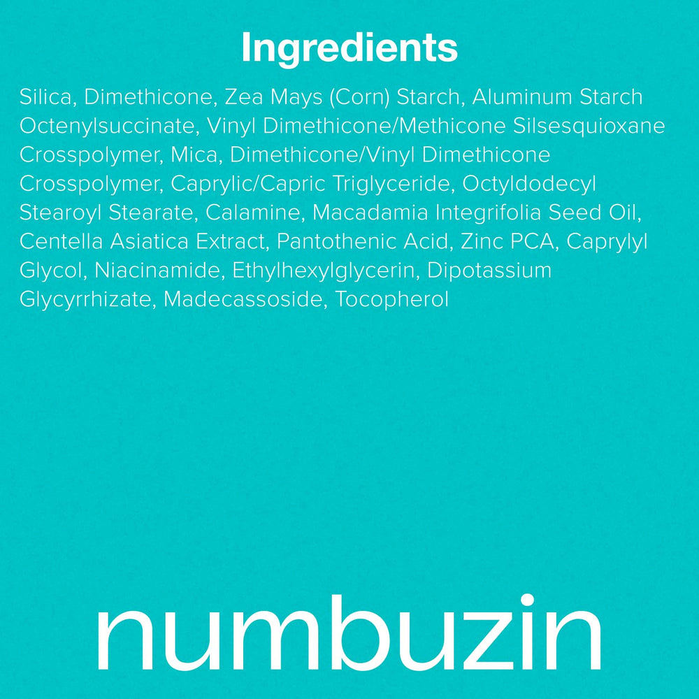 numbuzin lifestyle on bathroom counter illustrating everyday mattifying benefit