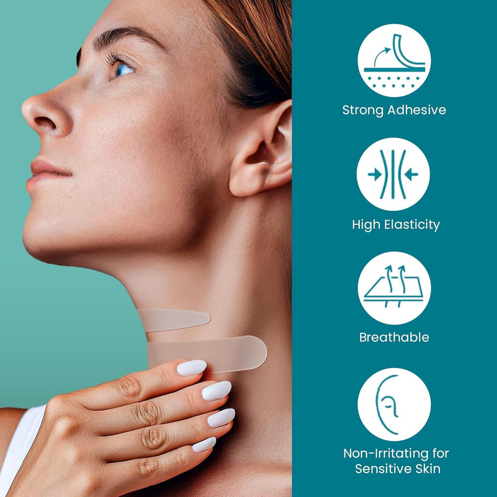 NURIVE patch applied to smile line demonstrating overnight smoothing