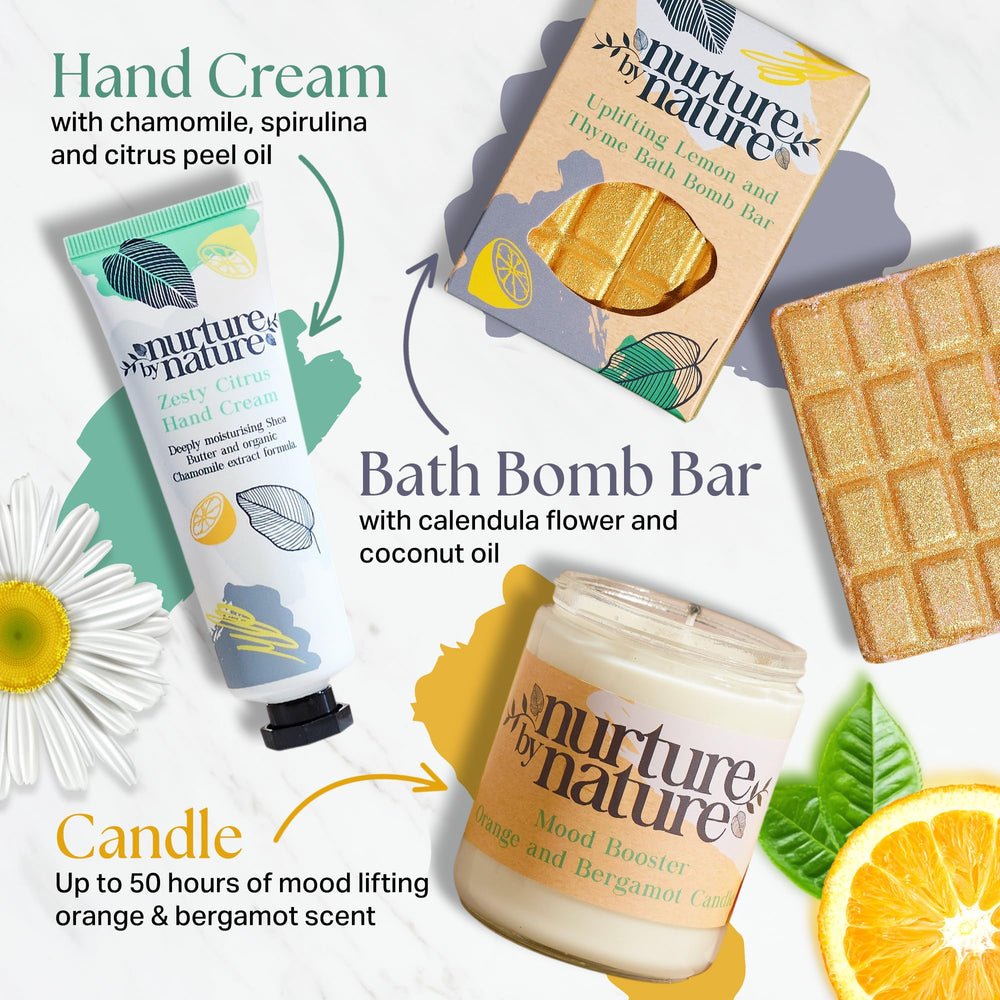Nurture by Nature hand cream tube detail, moisturizes dry hands
