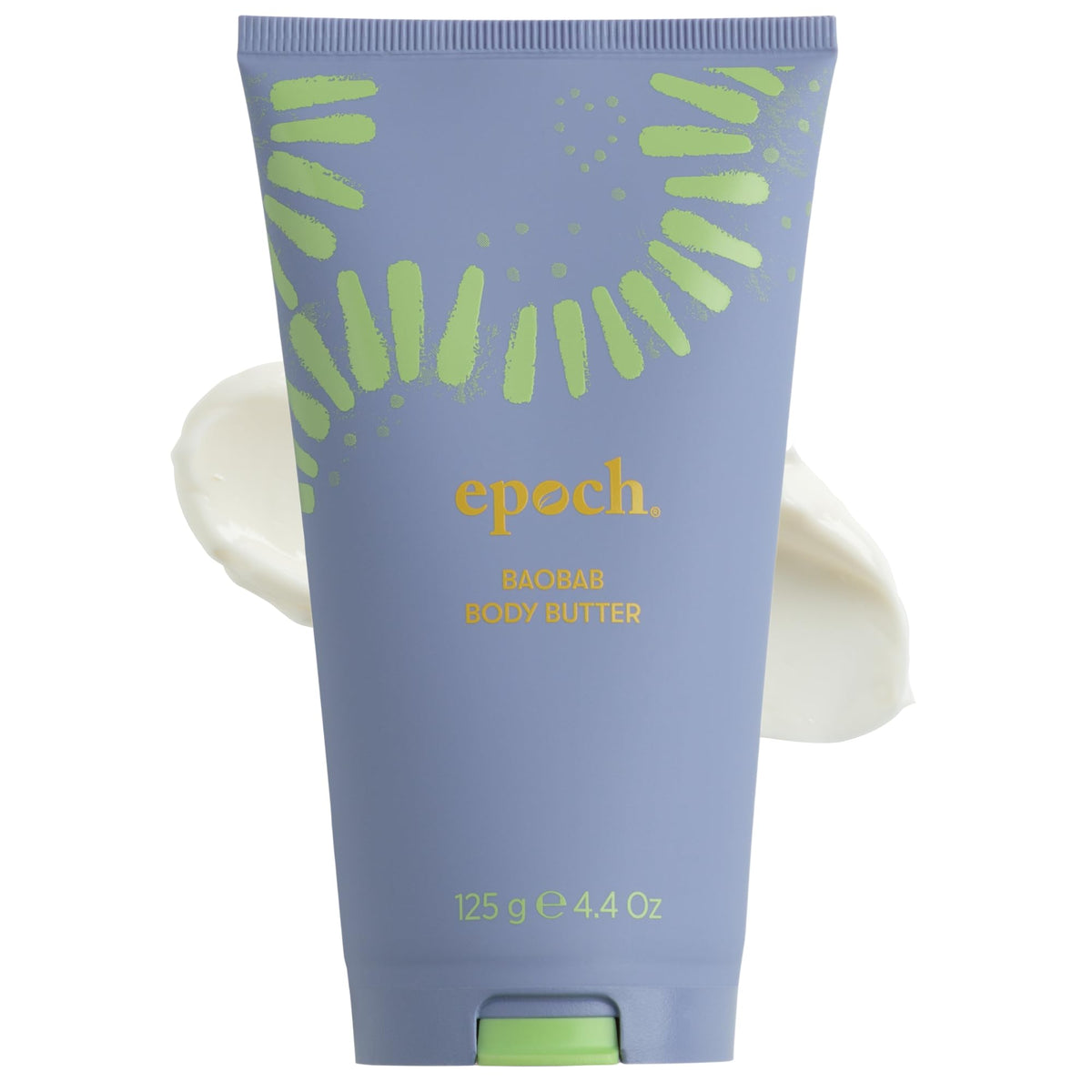 Nu Skin Epoch Baobab front tub showing label and size for clear product ID