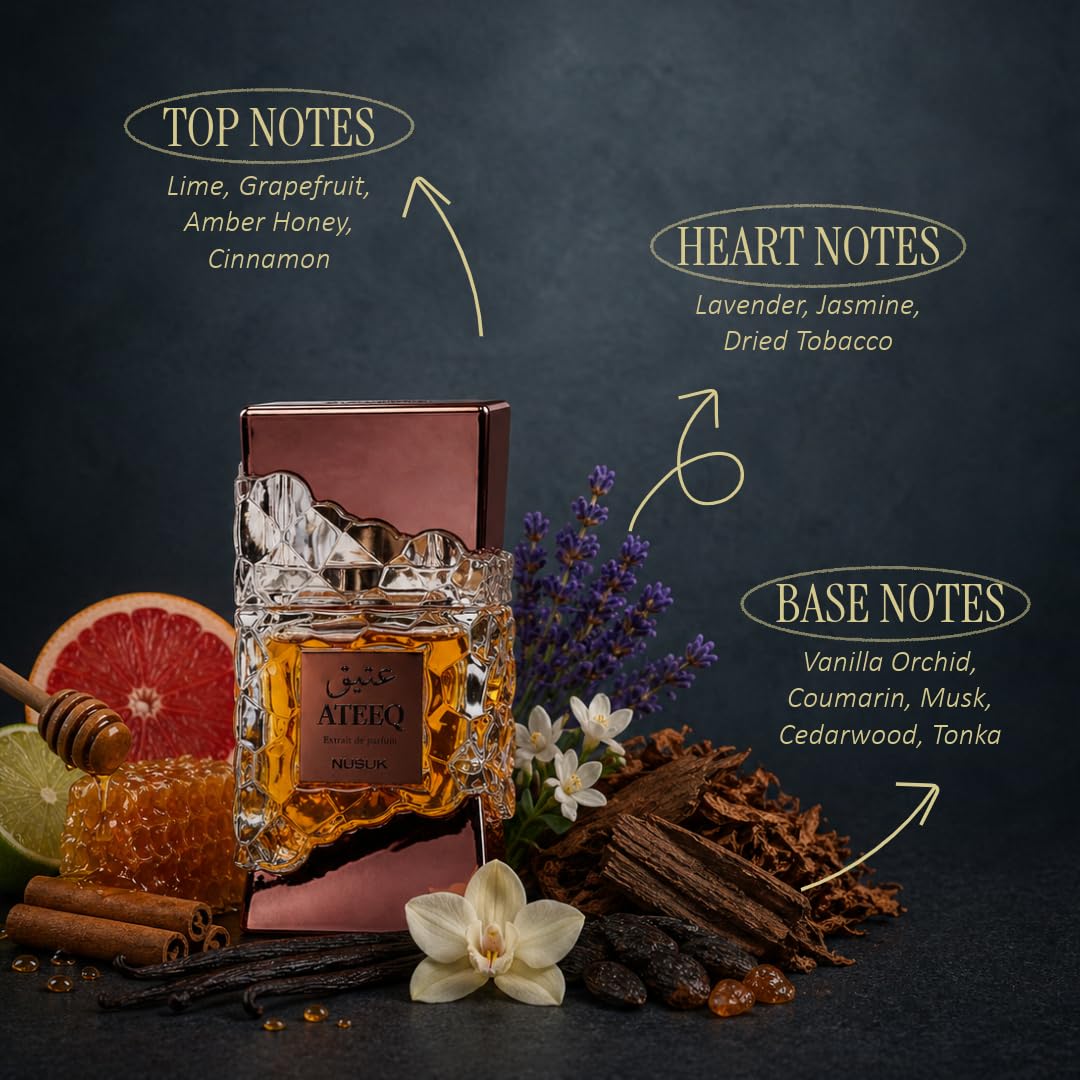 Nusuk Ateeq top spray detail illustrating precise application control