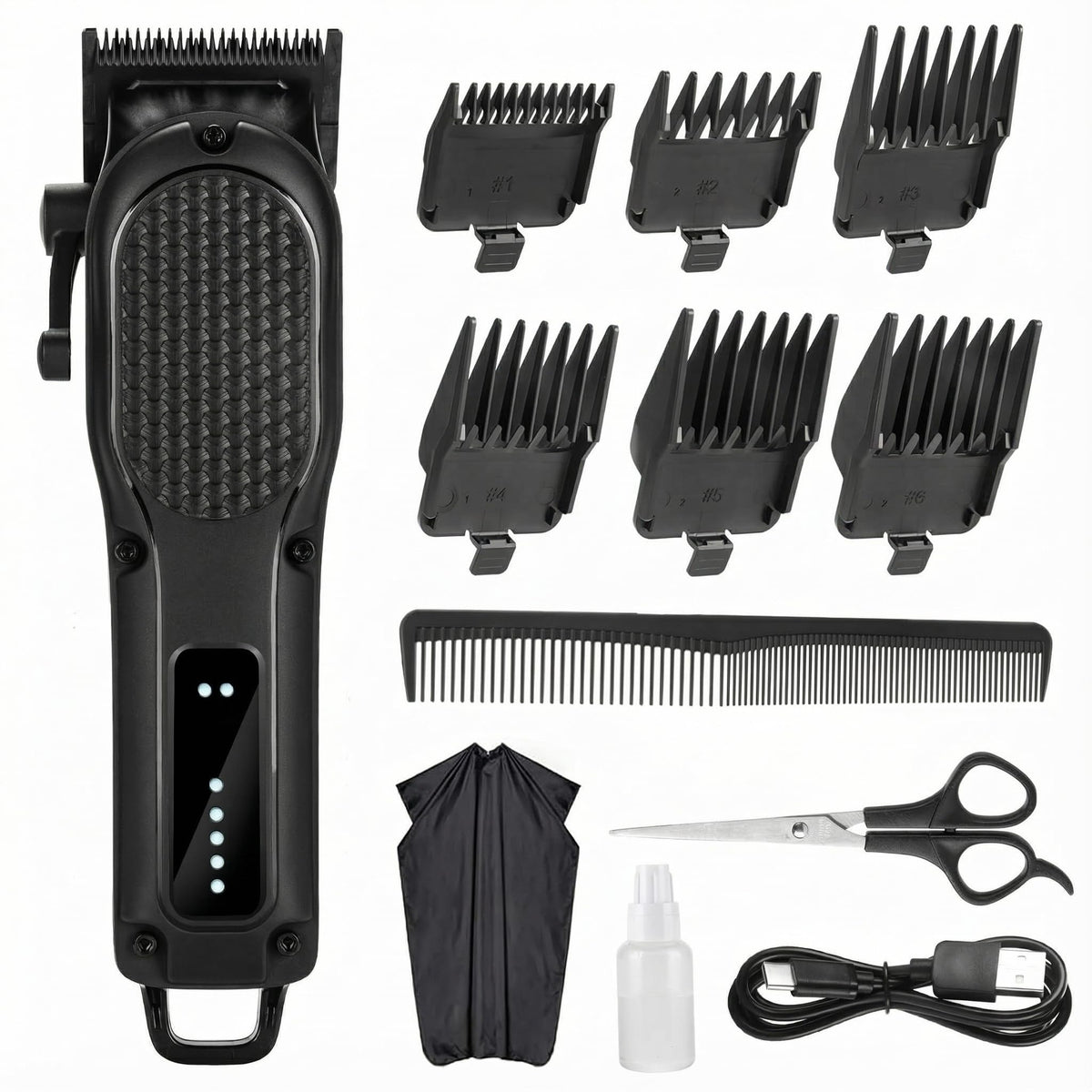 NUTCORE front view of clippers showing controls and compact profile for easy handling