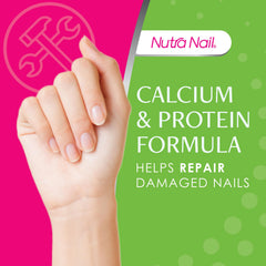 Nutra Nail texture close-up displaying lightweight water-based formula