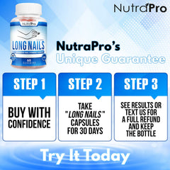 NutraPro ingredient label highlighting biotin and collagen for informed choice