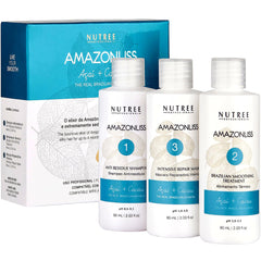 Nutree Professional Amazonliss front packaging showing kit and benefits