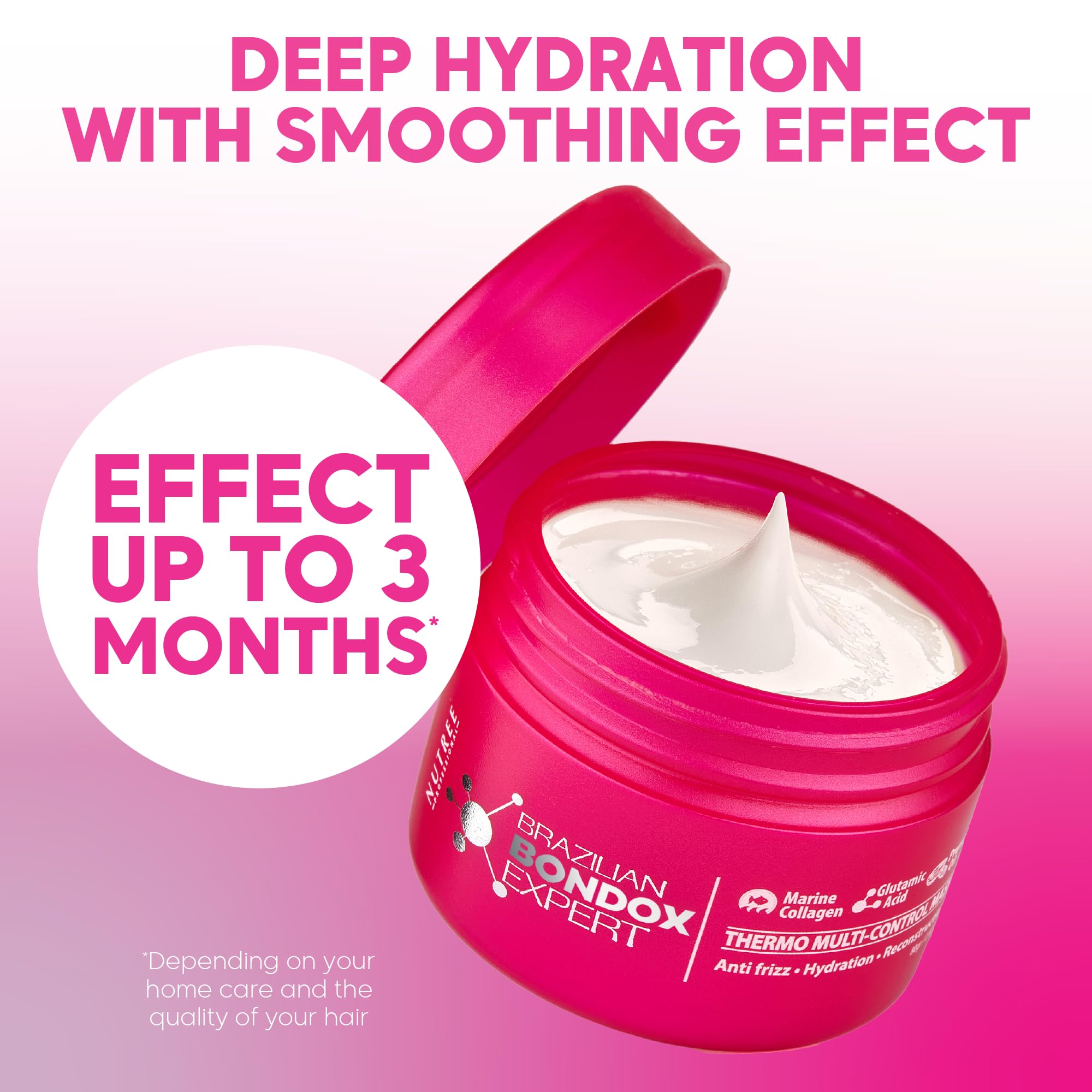 Nutree Professional texture close-up highlighting creamy consistency for smooth application