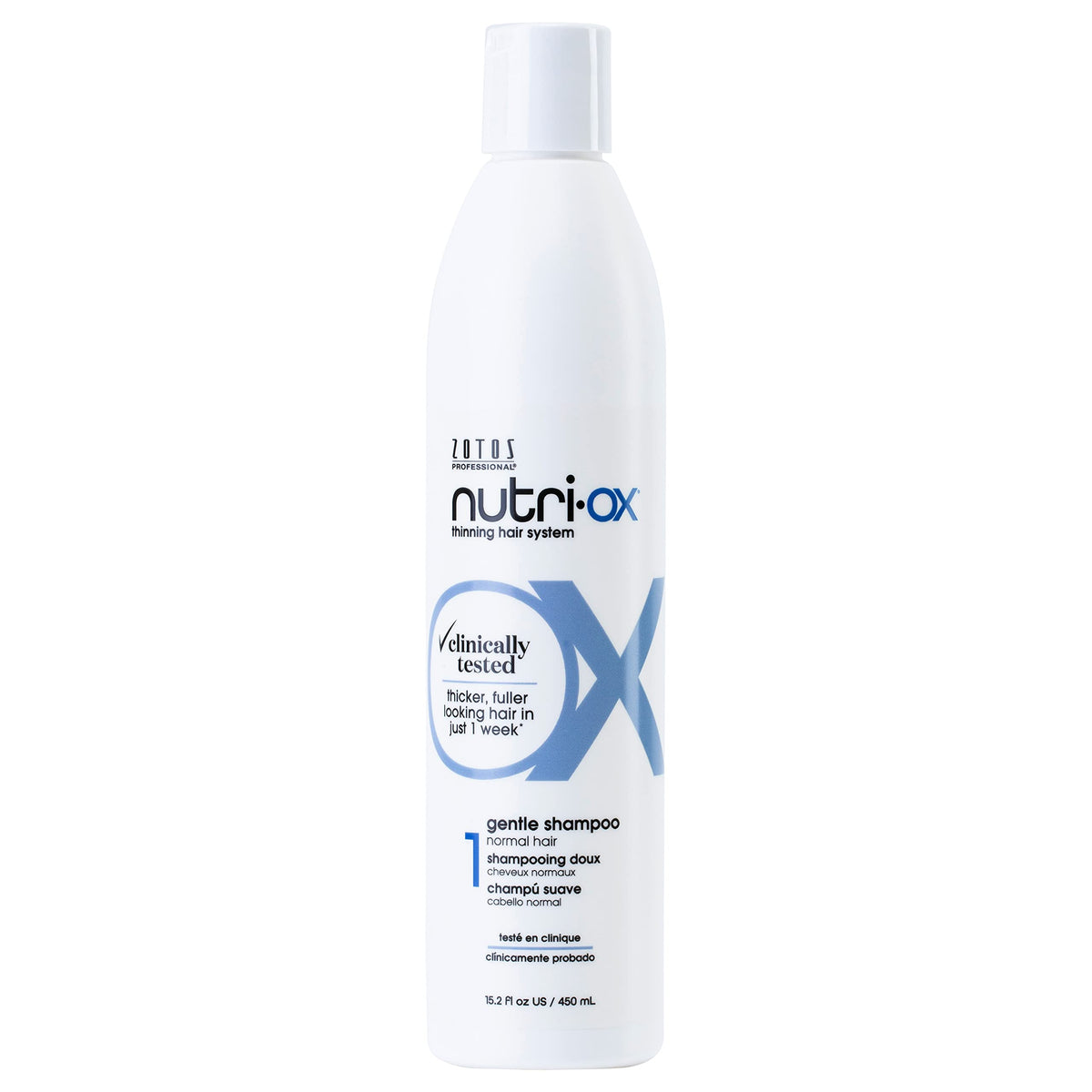 NUTRI-OX front packaging showing label and peppermint benefit