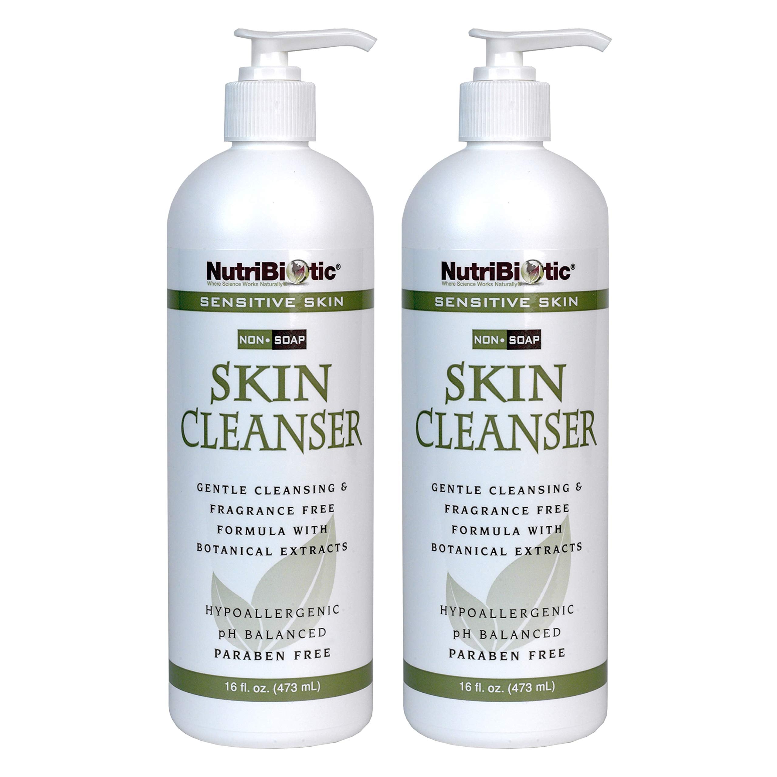 NutriBiotic twin pack front label showing fragrance-free benefit