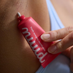 nuud cream texture closeup highlighting smooth concentrated formula and coverage