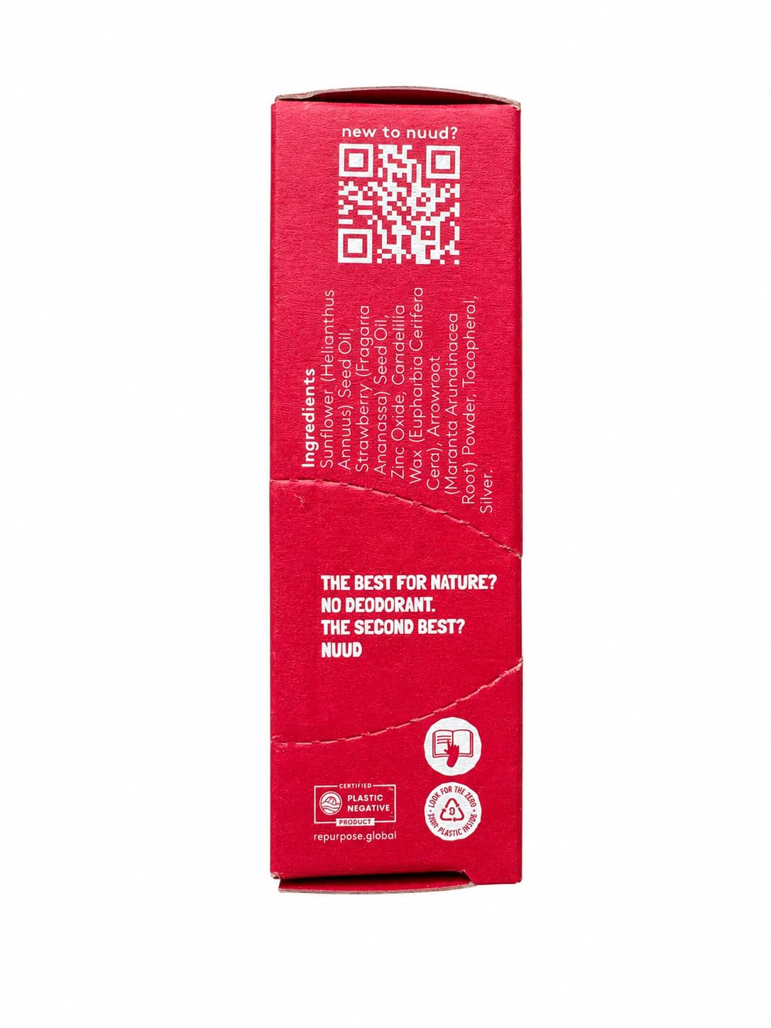 nuud applied before workout showing active use and reliable odor protection