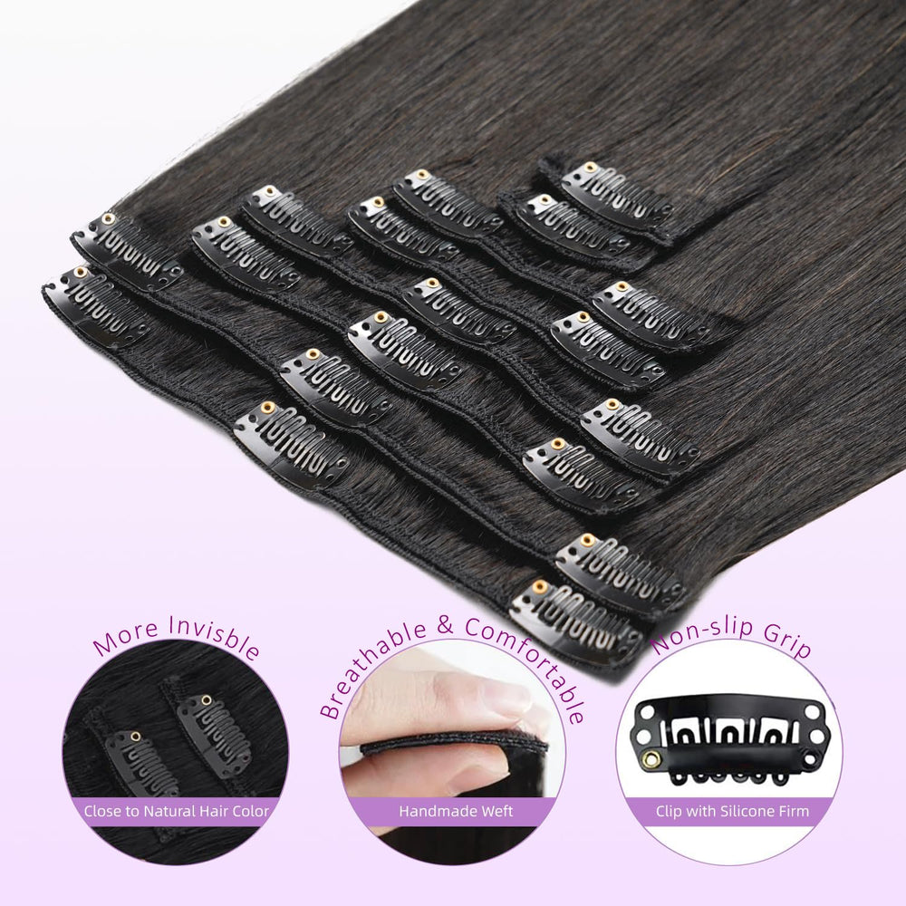 Nuzusa length comparison laid flat to show available 16 to 26 inches