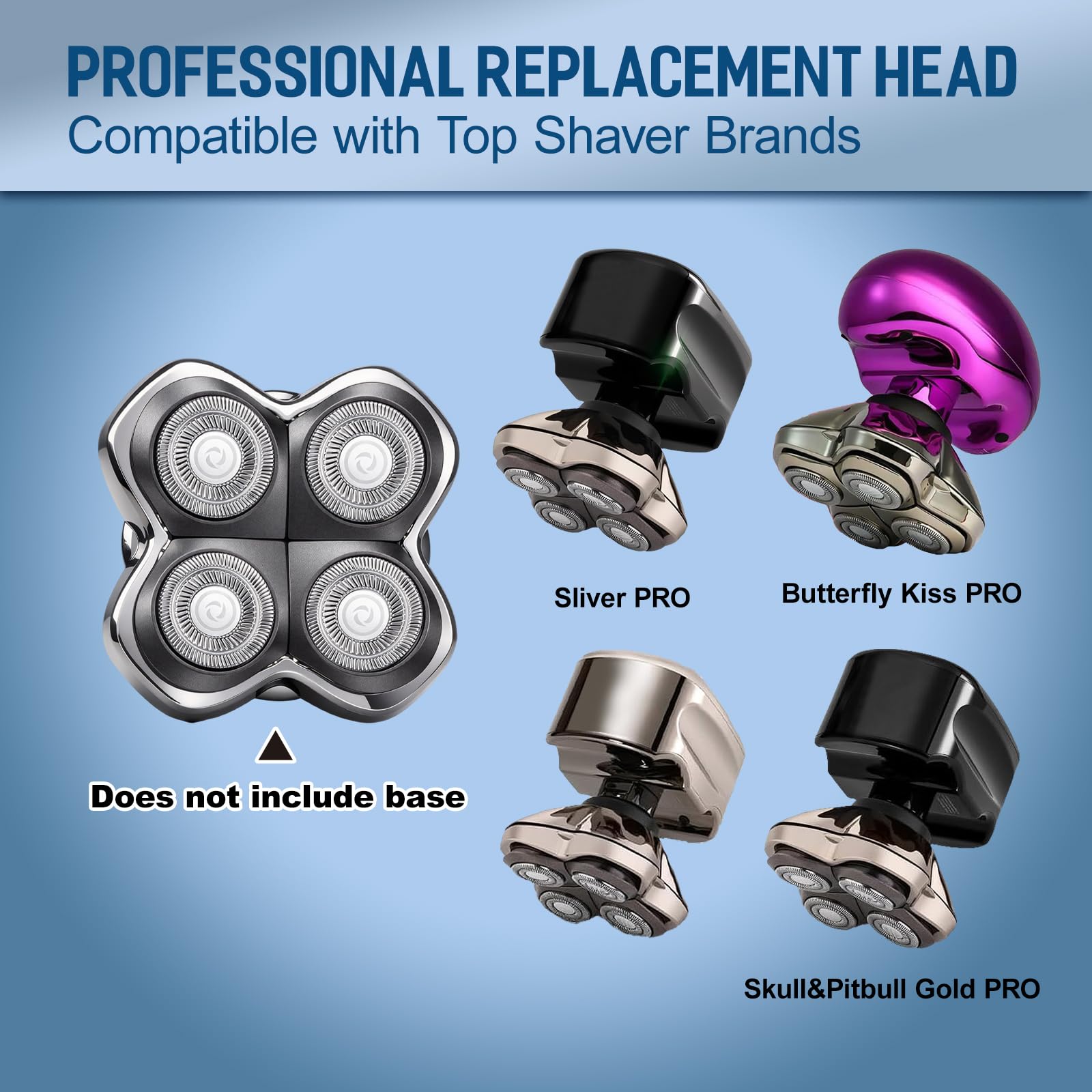 NXPPYY floating head assembly demonstrating 4D flex that follows facial contours comfortably