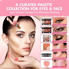NXPPYY lipstick lip gloss and eyeliner grouped to create coordinated lip and eye styles