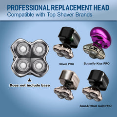 NXPPYY floating head detail showing 4D flex mechanism for smoother contouring