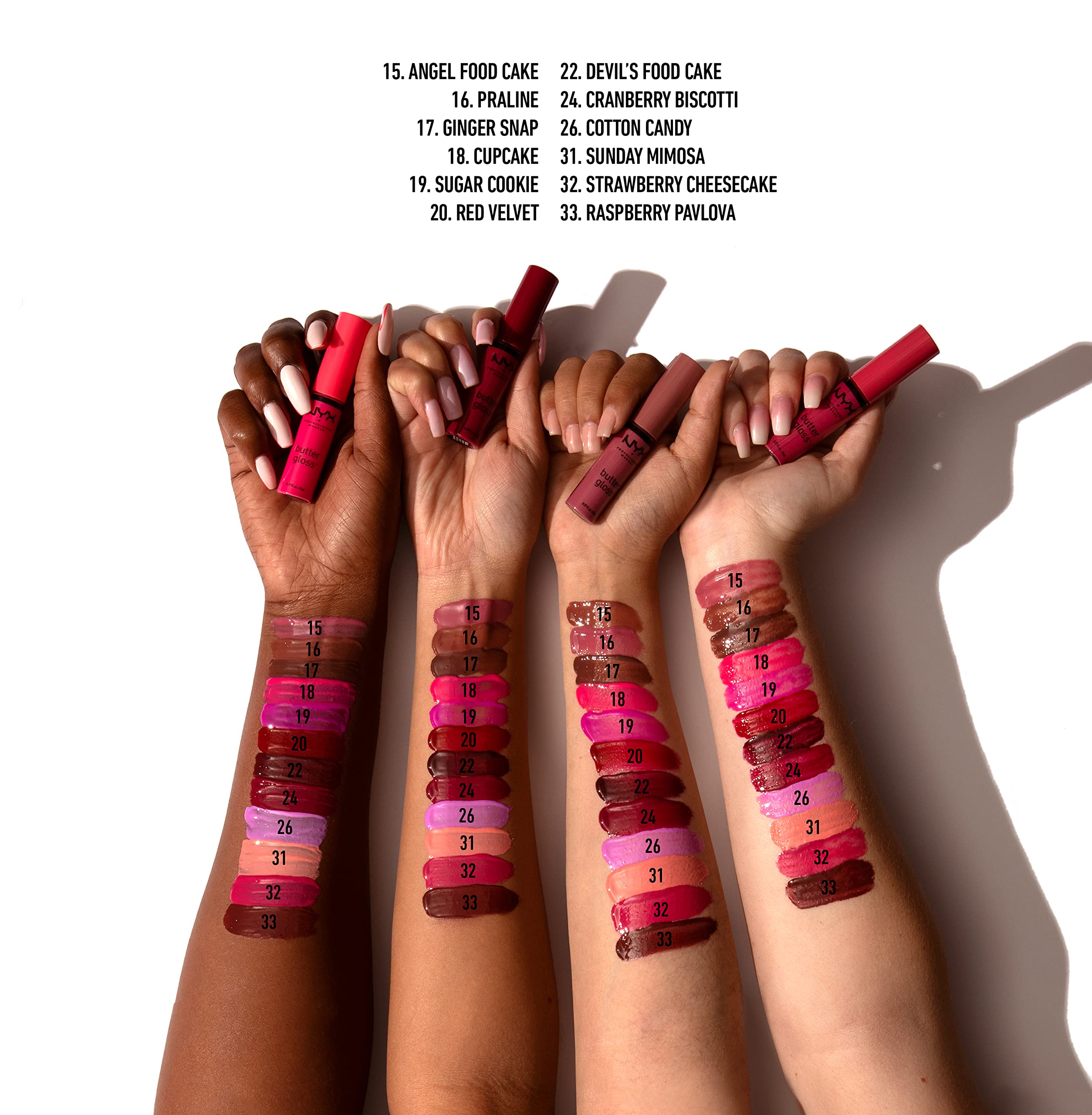 NYX PROFESSIONAL MAKEUP Crème Brûlée swatch illustrating warm beige tone for warming complexions benefit