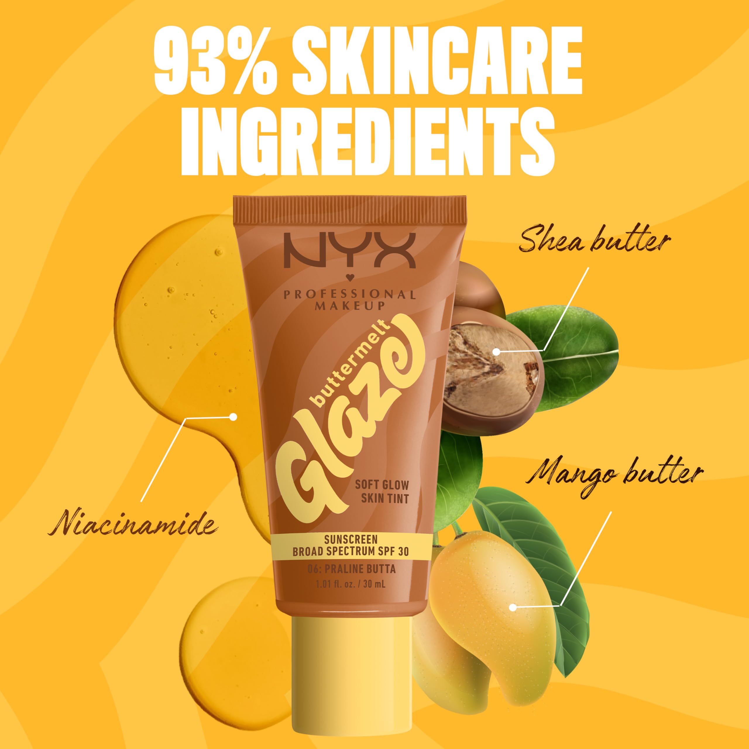 NYX PROFESSIONAL MAKEUP on-model closeup demonstrating luminous glazed skin