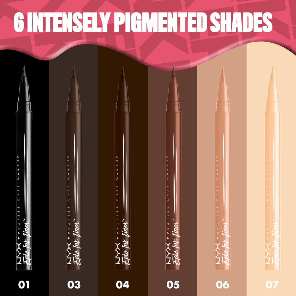 NYX Professional Makeup label close-up highlighting product details and ingredients
