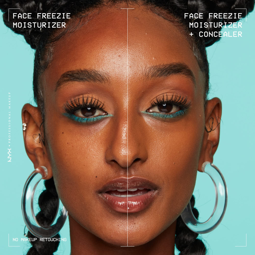 NYX PROFESSIONAL MAKEUP ingredients label featuring Snow Mushroom and Niacinamide benefits