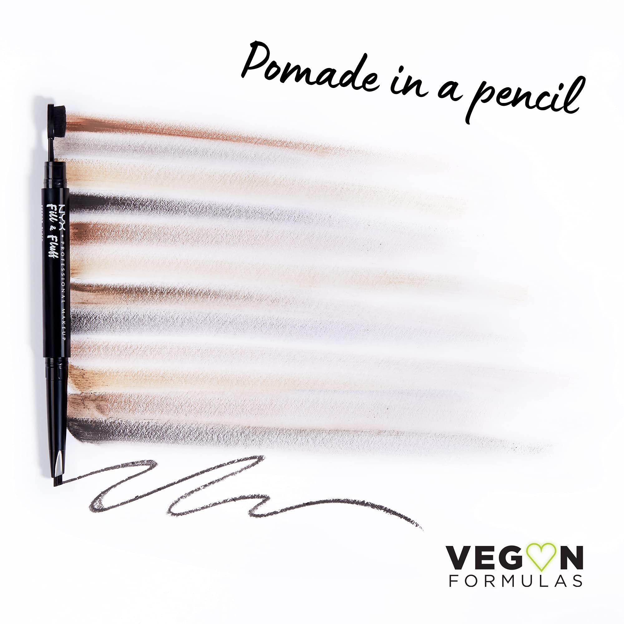 NYX PROFESSIONAL MAKEUP close-up pomade tip for precise hair-like strokes
