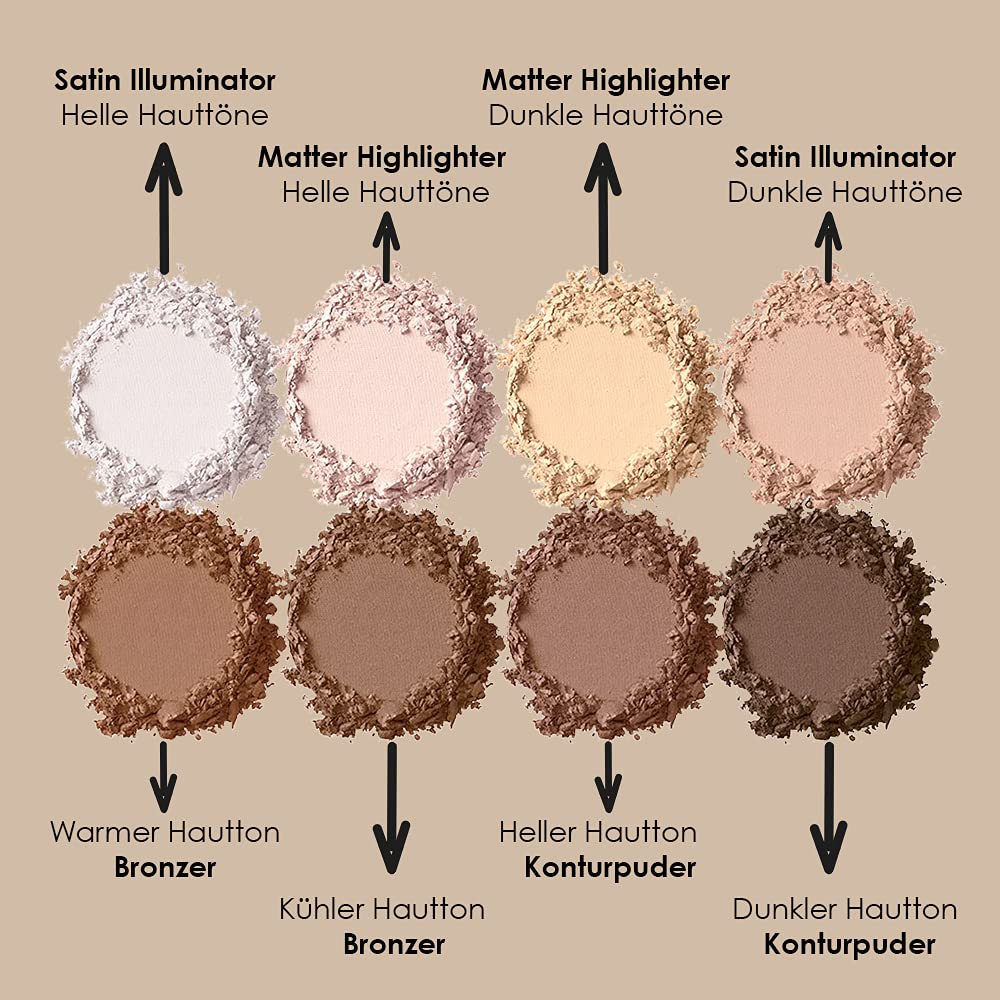 NYX PROFESSIONAL MAKEUP close-up of powder texture showing creamy blendable finish and smooth coverage.