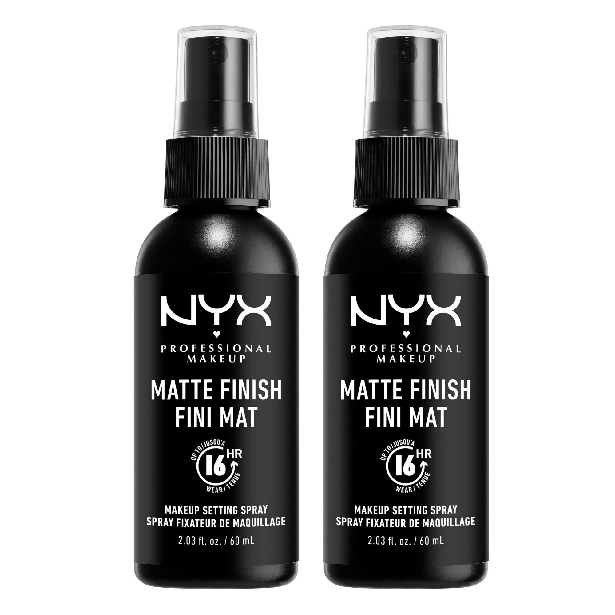NYX PROFESSIONAL MAKEUP front packaging showing compact two-pack benefit