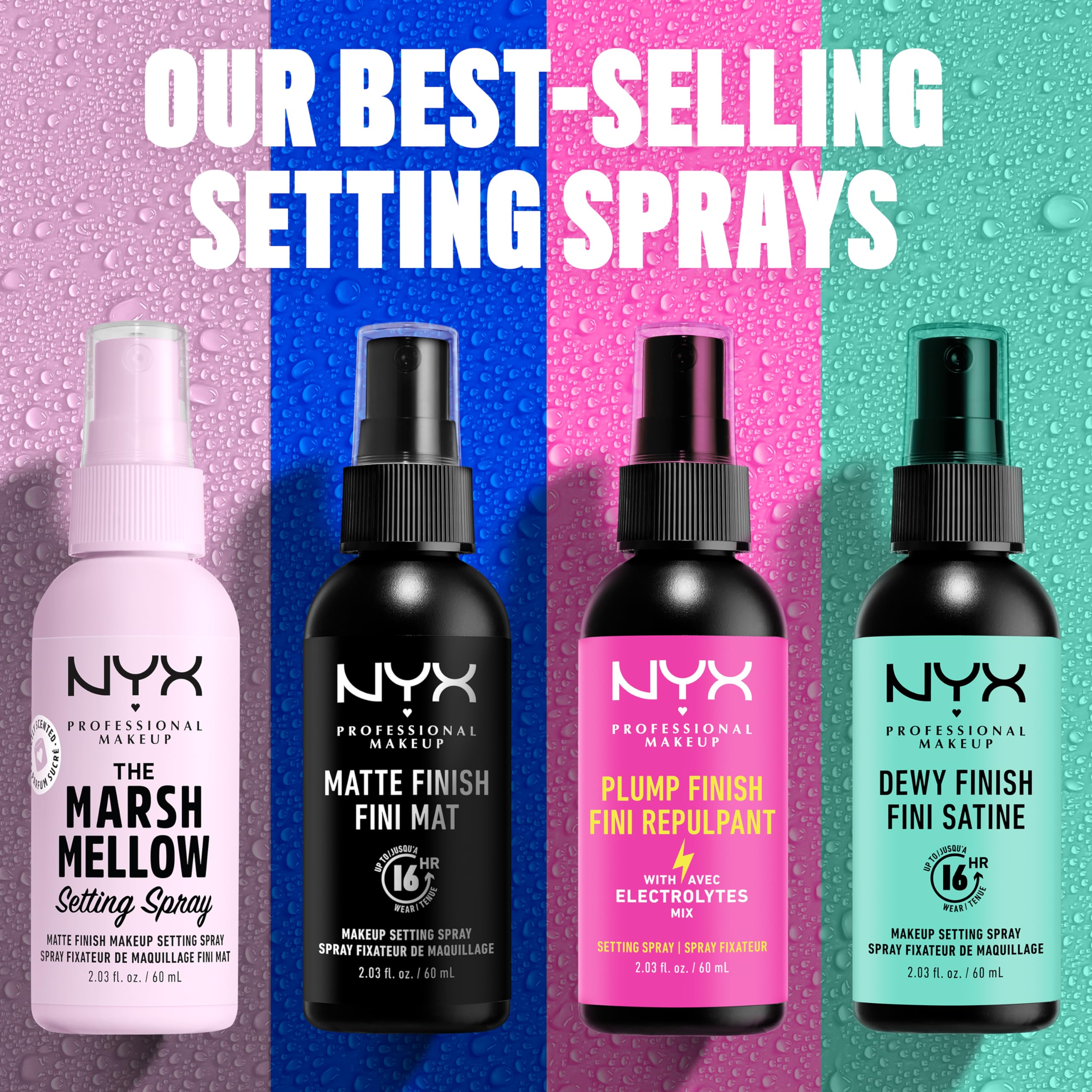 NYX PROFESSIONAL MAKEUP label close-up highlighting ingredient transparency
