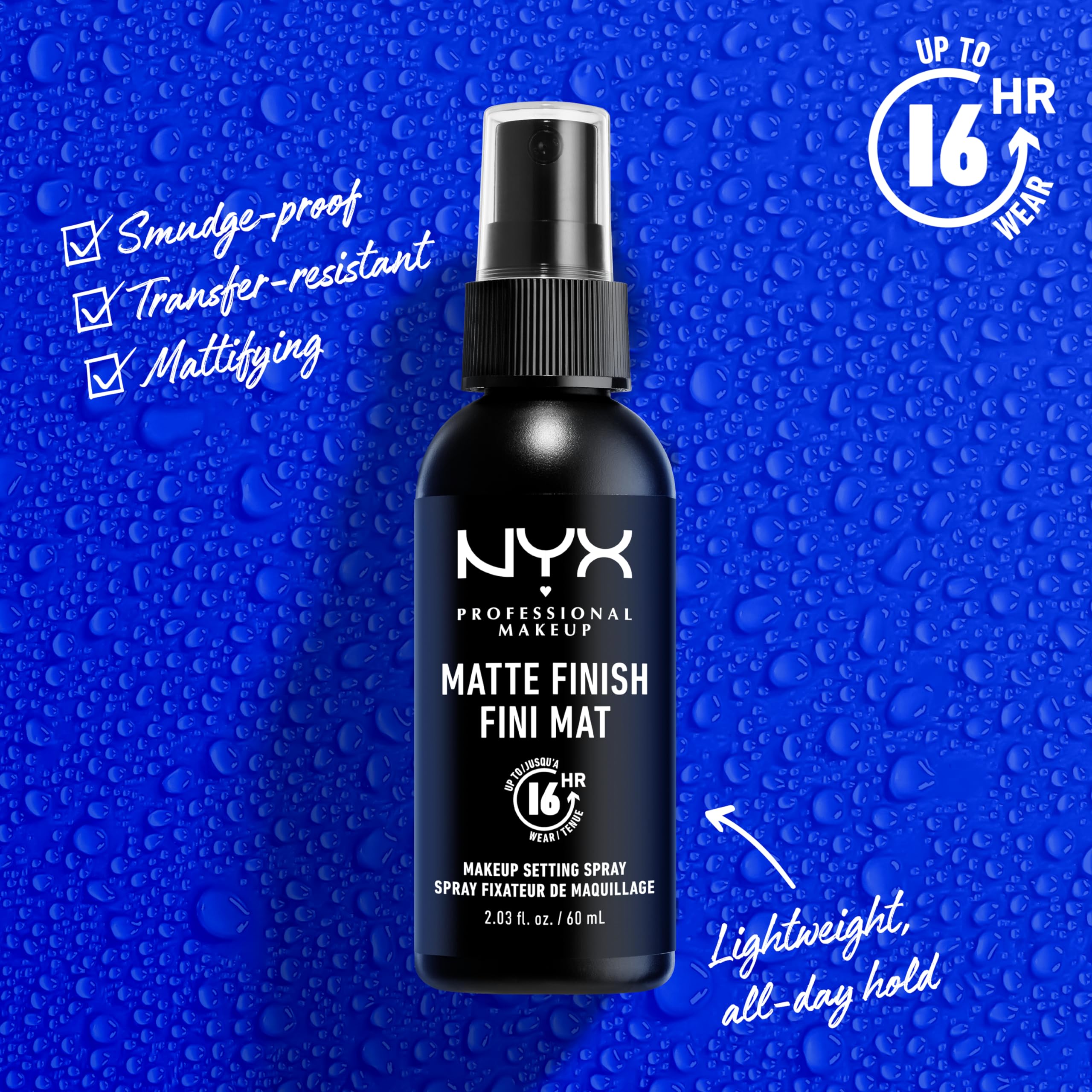 NYX PROFESSIONAL MAKEUP mist texture illustrating lightweight even coverage