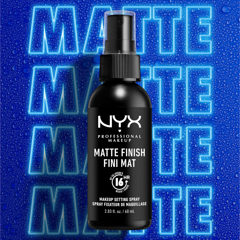 NYX PROFESSIONAL MAKEUP bottle inside travel bag for on-the-go touch-ups