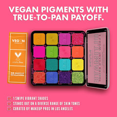 NYX PROFESSIONAL MAKEUP arm swatches demonstrate bold color payoff and buildability