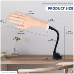 Nyxaphoralyn finger joint close-up showing bendable mobility for realistic practice