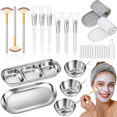 Nyxuso kit front view showing complete 32-piece set and neat layout, professional convenience