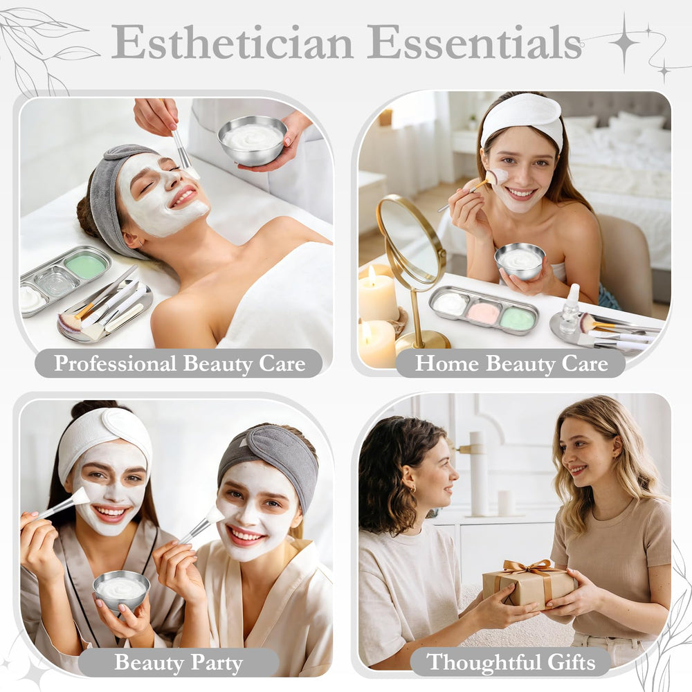 Nyxuso complete facial kit displayed on a salon counter for tidy, professional workflow