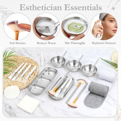 Nyxuso silicone face brushes and fan brushes detail for smooth application on sensitive skin