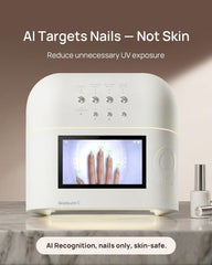 O NAIL internal HD display showing live curing for precise results