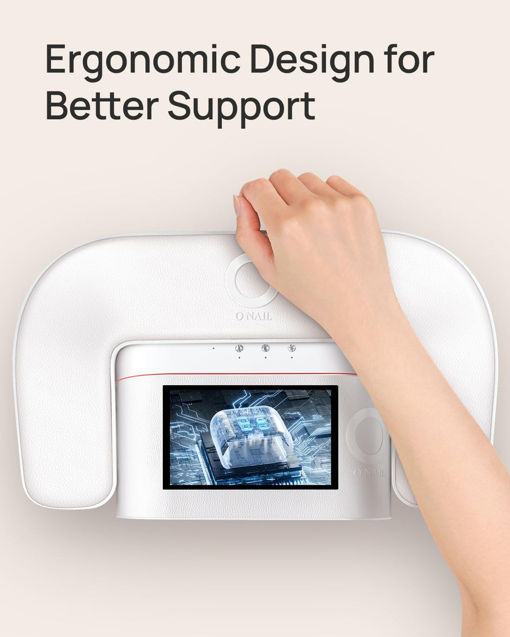 O NAIL in-use salon setting demonstrating improved nail precision