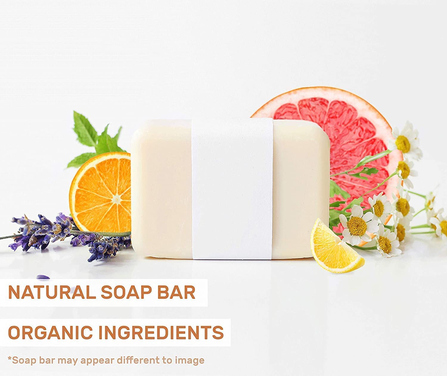 O NATURALS bars on soap dish for scale and longer-lasting bar benefit