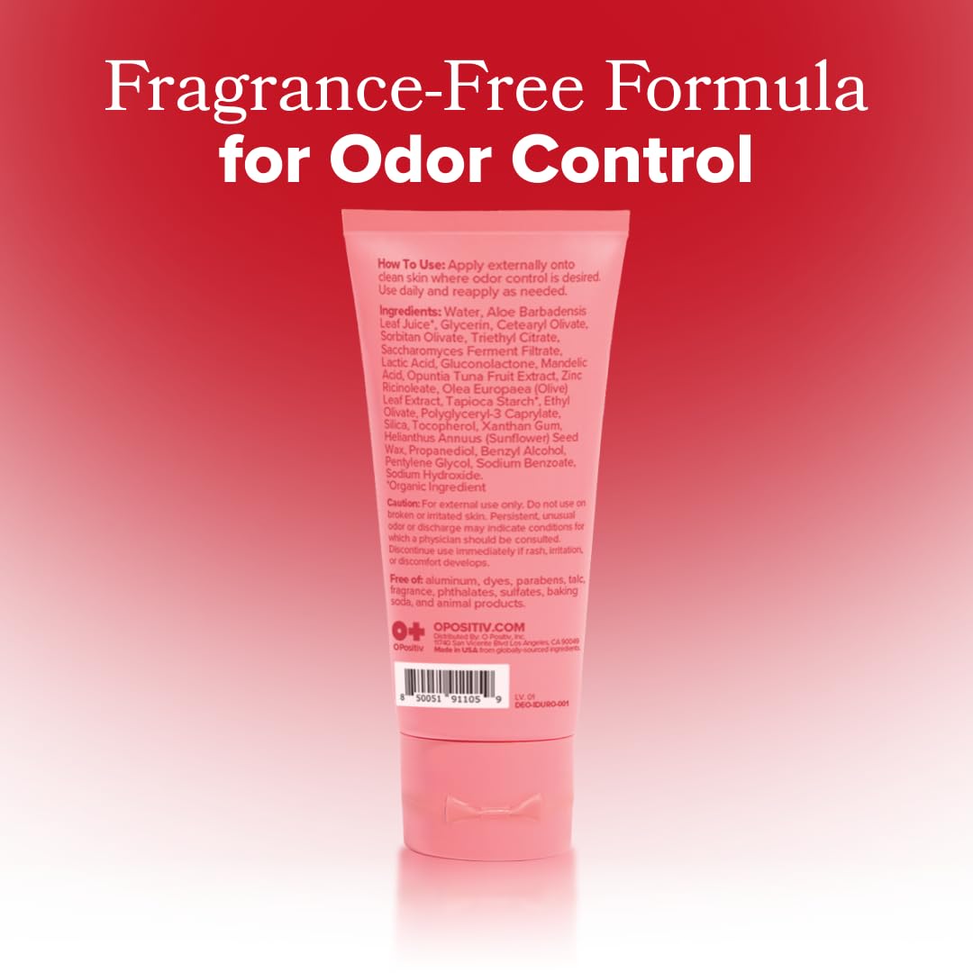 O Positiv URO in a gym bag portraying on-the-go odor control and freshness