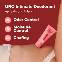 O Positiv URO cream texture from open tube demonstrating non-greasy spreadability