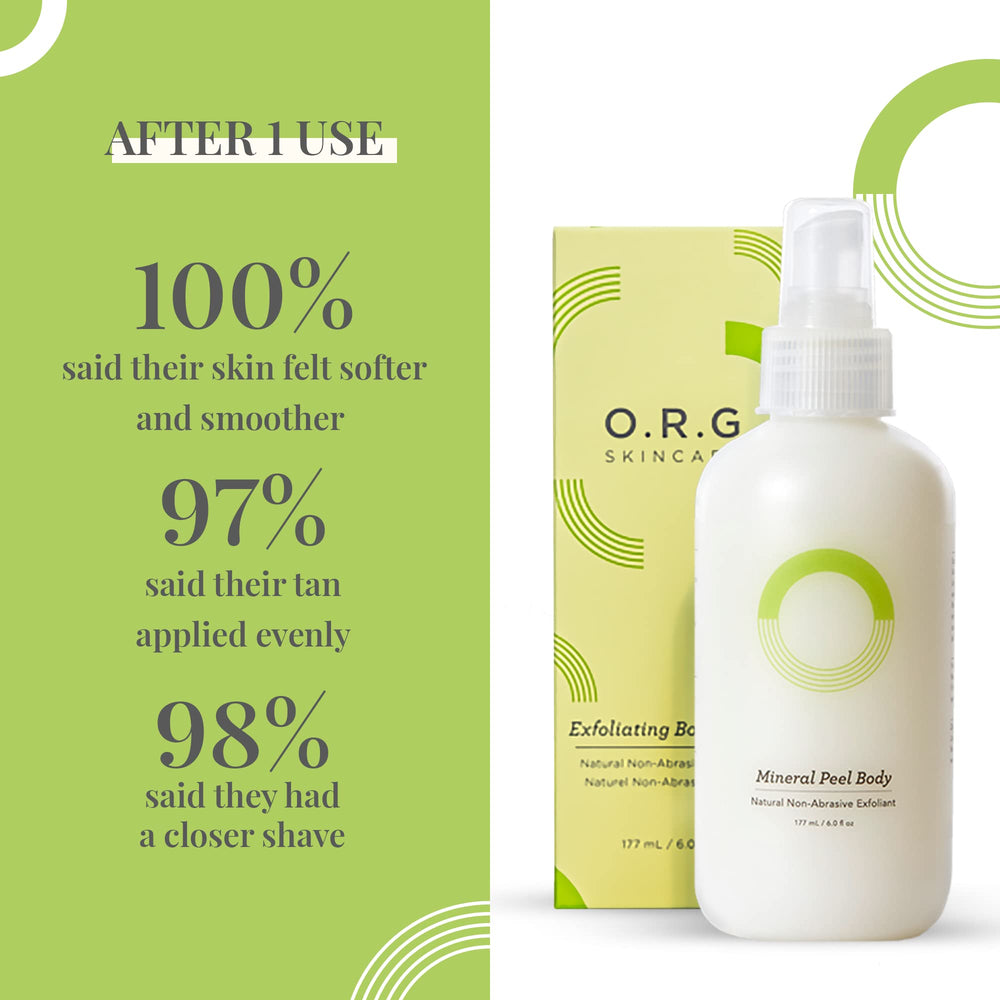 O.R.G. Skincare bottle and box in lifestyle scene showing travel-friendly size