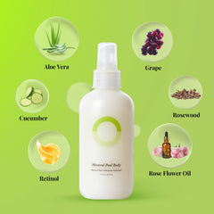 O.R.G. Skincare used on elbow and knee illustrating softened, smoother skin