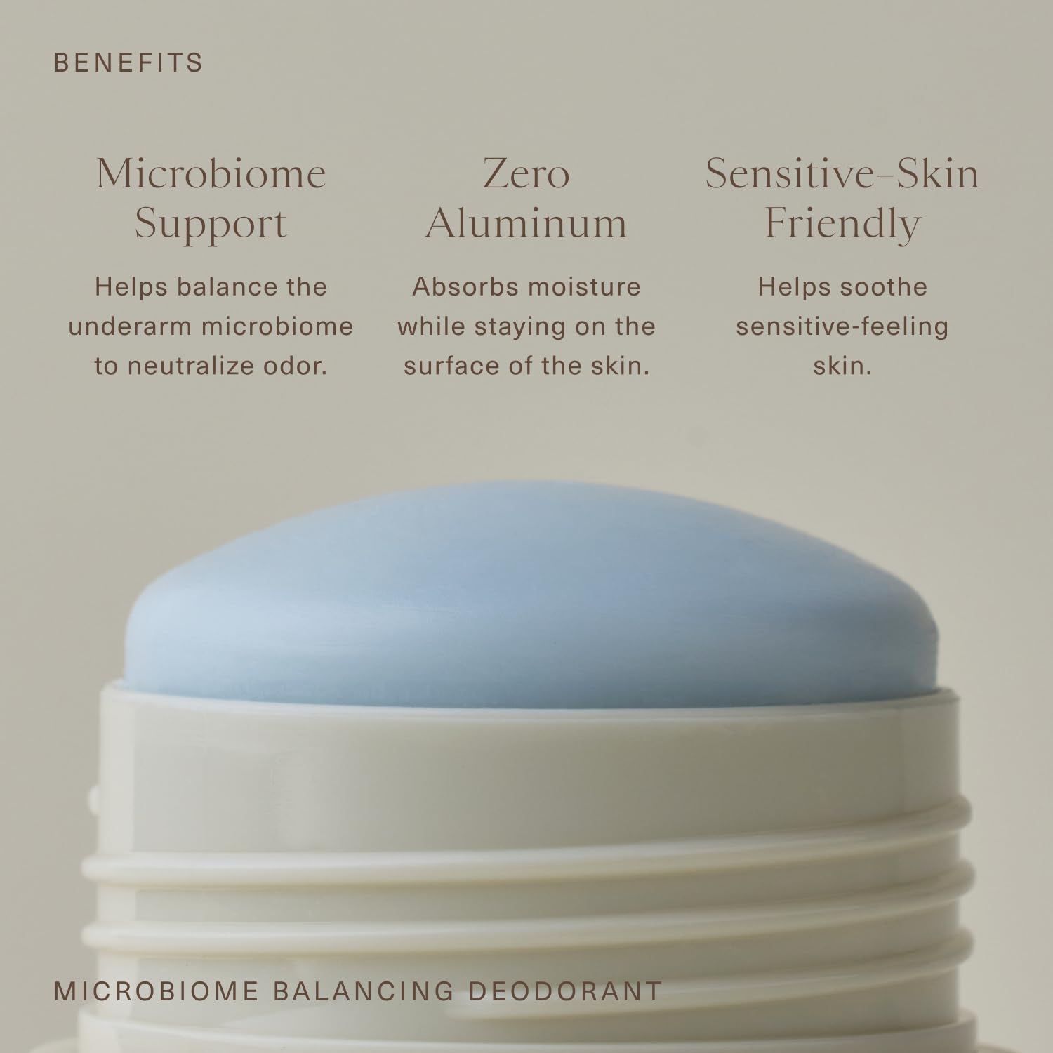 Oak Essentials close-up of deodorant texture for smooth glide