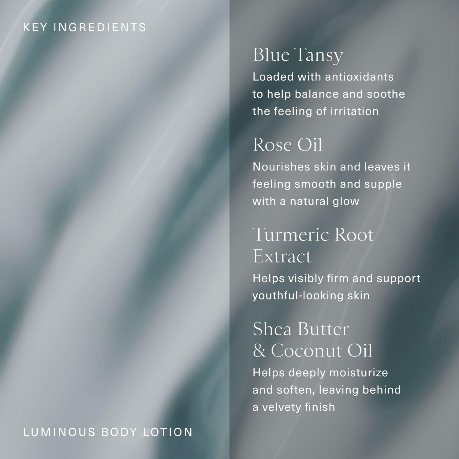 Oak Essentials ingredients flatlay with blue tansy and lavender showing natural botanical benefit