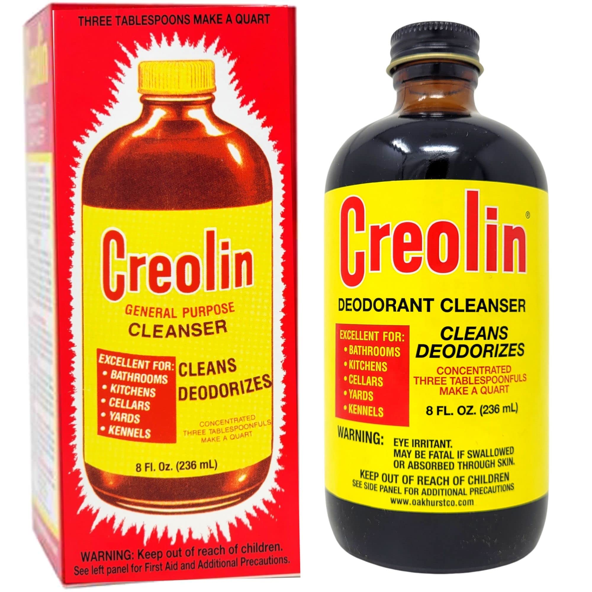 OAKHURST Creolin front bottle view showing clear labeling and compact benefit