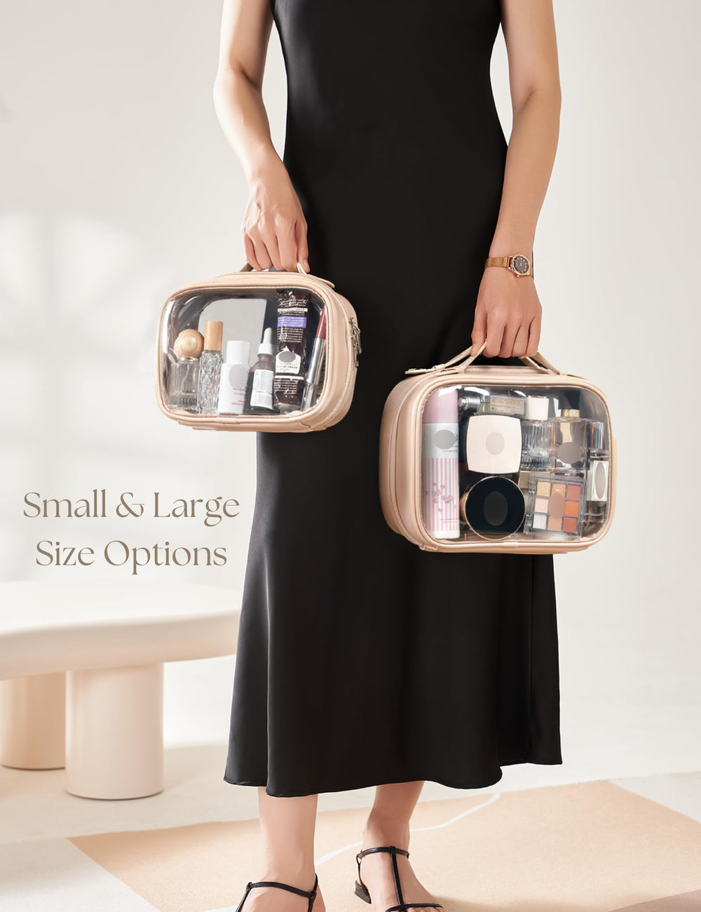 Oaque lifestyle bathroom counter display for tidy organization