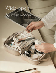 Oaque top open double layer compartments for neat packing