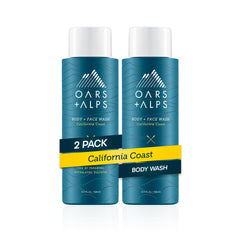 Oars + Alps front packaging showing bottle and label benefits