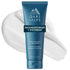 Oars + Alps front packaging showing bottle and clear product benefit