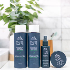 Oars + Alps close-up clay texture that provides matte hold and control