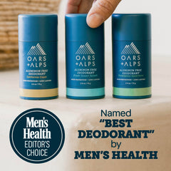 oars + alps three-stick variety pack showing all included scents