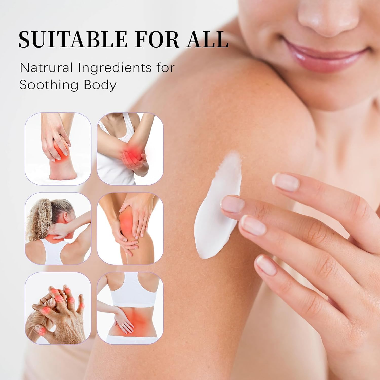 OASIS MAMA BEAR applied to hands illustrating smooth absorption and improved skin comfort